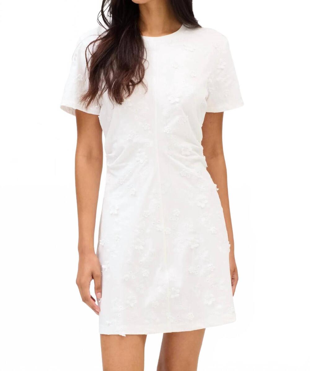 NEW ALLISON NEW YORK aviva mini dress in white